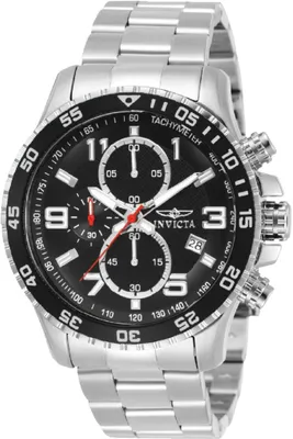Immagine prodotto di Invicta Specialty 69804 Orologio da uomo - Movimento al quarzo - Acciaio con quadrante nero - 48 mm