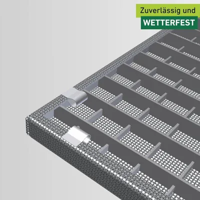 Produktbild von Befestigungsklammern für Lichtschacht-Abdeckung