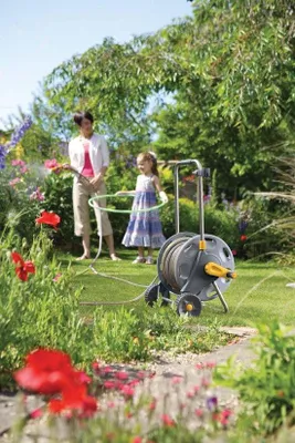 Obrázek produktu pro Robustní naviják na zahradní hadici, 50 m, Ø 125 mm, stabilní