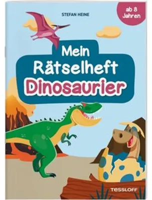 Obrázok produktu pre Mein Rätselheft Dinosaurier. Ab 8 Jahren