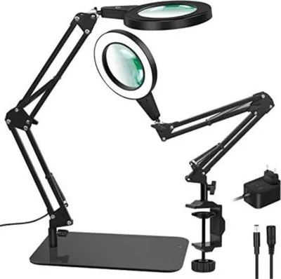 Image de Lampe LED avec pied à roulettes - Lampe LED avec socle - Lampadaire avec éclairage LED
