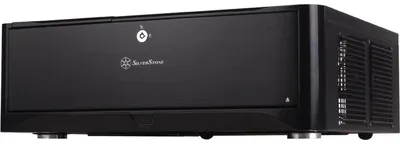 Produktbild von Silverstone GD06B, Desktop, PC, Schwarz, micro ATX, Mini-DTX, Mini-ITX, Aluminium, Kunststoff, SECC, 440 mm