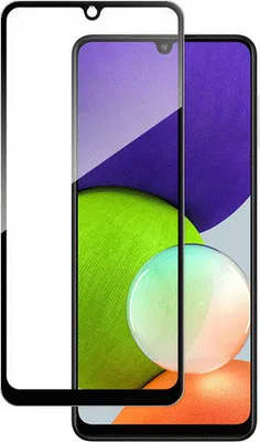 Produktbild von starfix Displayschutzglas 3D für Samsung Galaxy A22 4G, schwarz