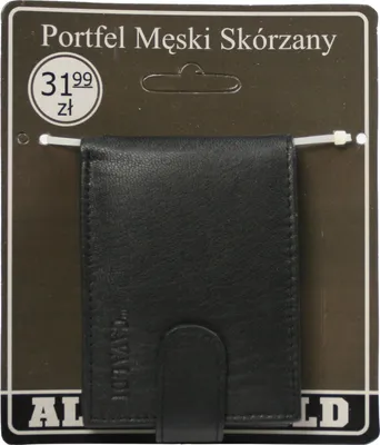 Produktbild von 4U Cavaldi Portemonnaie aus Leder für Männer Xuk schwarz One size