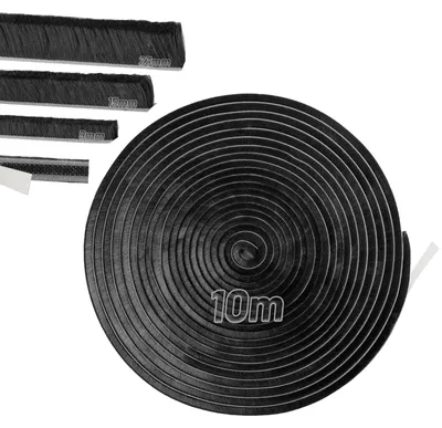 Imagen del producto de Junta de sellado autoadhesiva, 10 metros, 9 mm x 23 mm, para puertas