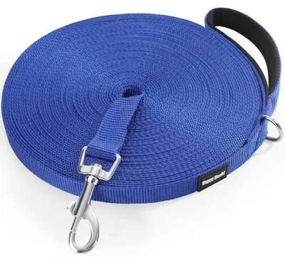 Immagine prodotto di Guinzaglio per l'addestramento dei cani - Nylon - 10 metri - Blu