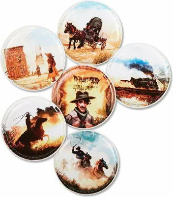 Produktbild von Ergobag Klettie-Set 6tlg. Cowboys