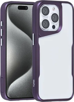 Immagine prodotto di Custodia posteriore TUNIQ per iPhone 15 Pro - Silicone - Viola