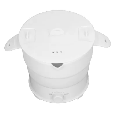 Imagen del producto de Olla eléctrica multifunción, portátil y plegable, de 1,2 litros, ideal para uso doméstico, en dormitorios, oficinas o viajes