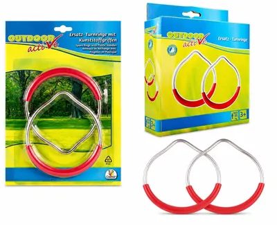 Image de OA Anneaux de gymnastique en plastique/métal 2pcs, 1 pièce