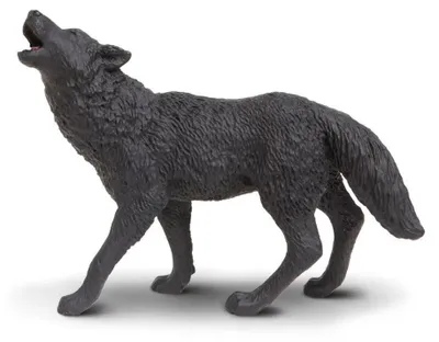 Produktbild von Safari Ltd Schwarzer Wolf Heulende Figur Schwarz From 3 Years Kinder Schwarz From 3 Years
