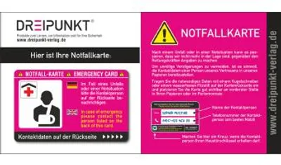 Produktbild von Notfallkarte