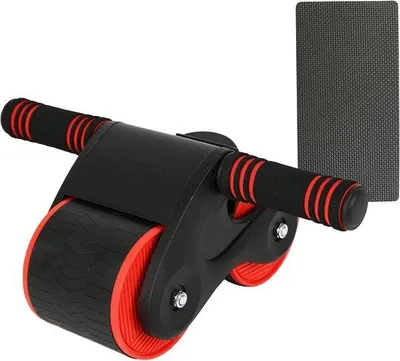 Produktbild von Famanu Abdominal Roller mit automatischer Rückstoßfunktion - Rot