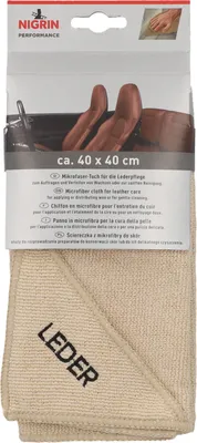 Produktbild von NIGRIN Performance Microfaser-Tuch Leder (40x40cm)