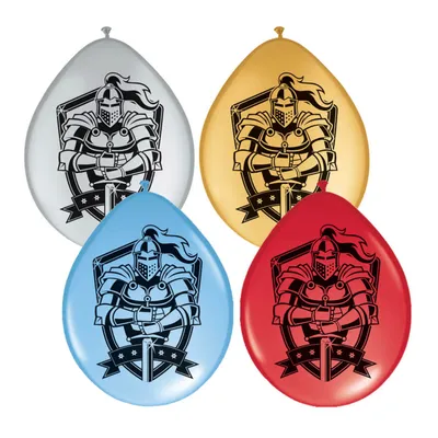 Zdjęcie produktu dla Balony rycerz, 8 szt.