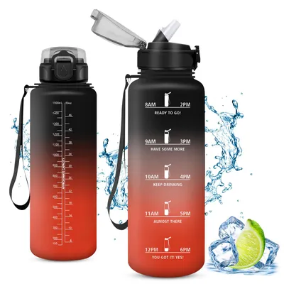 Zdjęcie produktu dla Butelka na wodę dla dzieci, wolna od BPA, pojemność 1500 ml, szczelna, idealna do szkoły i uprawiania sportu