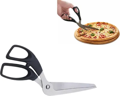 Produktbild von Edelstahl-Pizzaschere, 27 cm, mit scharfer Klinge