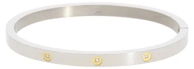Produktbild von Boccia Armreif 03074-03 Titan, Gold plattiert, Diamant