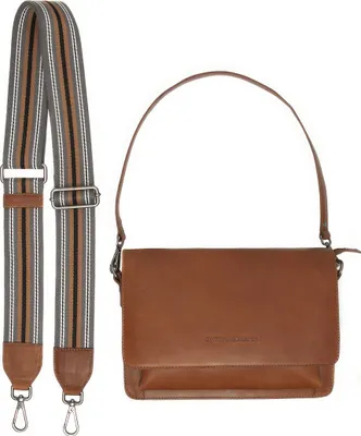 Produktbild von The Chesterfield Brand C48.1305 Aviles Umhängetasche Wax Pull Up Leder 31 cognac