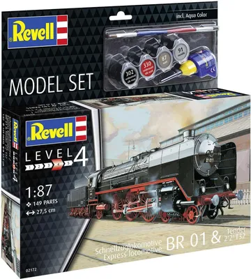 Image de Revell Model Set Schnellzuglokomotive BR01&Tender 2'2'T32 1:87