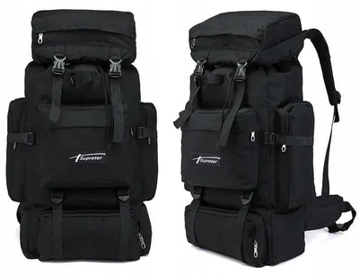 Produktbild von Taktischer Rucksack 70 l Militär Survival, Bushcraft, Mit Kompression, Hüftgurt