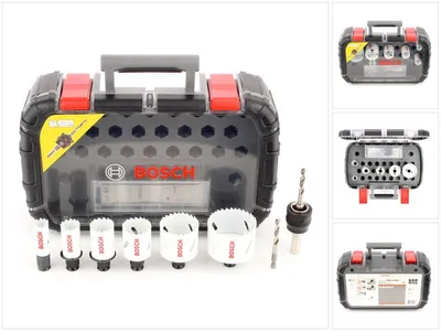 Produktbild von Bosch Lochsägen-Set Progressor Sanitär, 9-teilig, 20 - 64 mm 2608580875