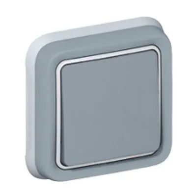 Produktbild von Legrand 069811 - Pendelschalter Prog Plexo komplett UP grau - 10 AX