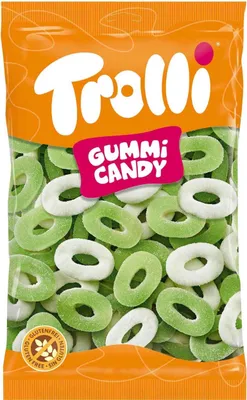 Immagine prodotto di Anelli di mela Trolli, gelatina di frutta, sacchetto da 1 kg