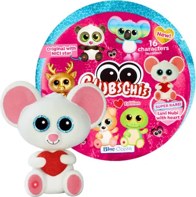 Produktbild von Blue Ocean Glubschis Sammelfiguren Herz Serie 2 - Glubschi Glitzer - Figur Luvi Nubi (sehr selten)