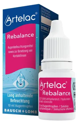 Immagine prodotto di Artelac Rebalance collirio contagocce, soluzione da 10 ml