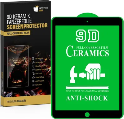 Produktbild von 2x Panzerfolie für iPad 10.2 2019 2020 2022 Keramik Displayschutz Schutzfolie Displayfolie Folie ANTI-SHOCK/ ANTI-KRATZ/ ANTI-BRUCH/ ANTI-SCHMUTZ