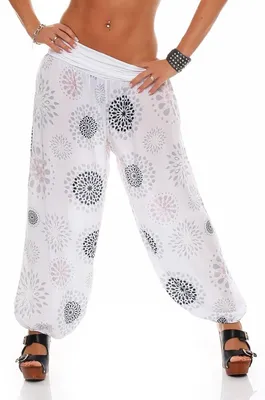 Produktbild von Malito – Damen Haremshose mit Print – Pumphose aus Baumwolle – Sommerhose für wa