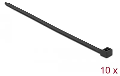 Image de DELOCK Colliers de câbles L 800 x l 8,8 mm 10 pièces noir