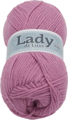 Image de Fil LADY de Luxe - 100g / 238 m - Rose