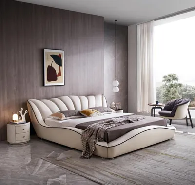 Produktbild von Design Bett Doppel Luxus Modernes Hotel Betten Schlaf Zimmer