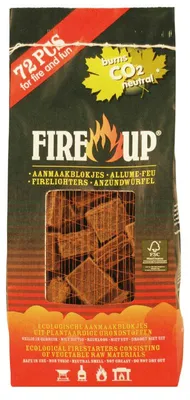 Produktbild von Fire-up Barbecue Feueranzunder - 72x - geruchlos - ungiftig - BBQ