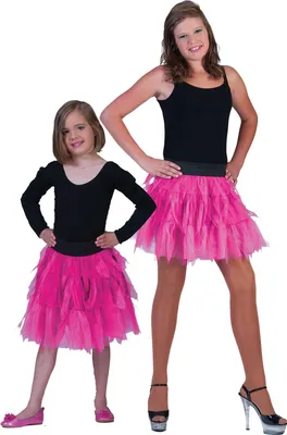 Produktbild von Fantasie Kostüm Petticoat Tüllrock für Mädchen - Pink