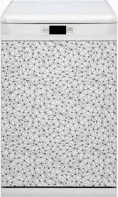 Produktbild von Magnete  Küche Magnetmatte Magnet für Spülmaschine Abwaschbar Dekor 45x80 cm  - Linien und Punkte