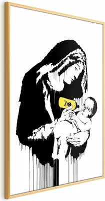 Produktbild von Posterpapier Poster - Breastfeeding Mother 21x30 cm Streetart h-C-0093-ao-a