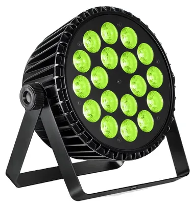 Immagine prodotto di Effetto faro da palcoscenico, controllo DMX, installazione versatile, RGBWA UV, spina UE