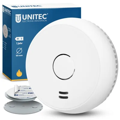 Produktbild von UNITEC Rauchwarnmelder Kriwan mit Magnethalterung