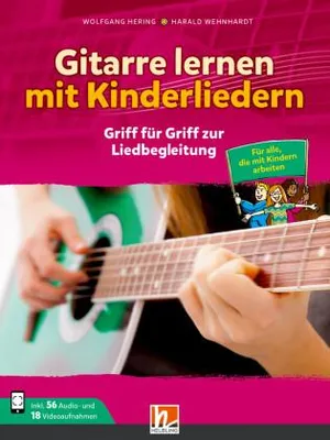 Obrázok produktu pre Gitarre lernen mit Kinderliedern, m. 1 Beilage
