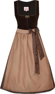 Produktbild von Dirndl Aislingen 70cm Länge lakritz haselnuss 36