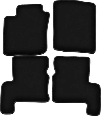Immagine prodotto di Tappetini in velluto per Suzuki Grand Vitara XL7 (2002-2005, SUV) neri, set 4 pz, con fissaggi