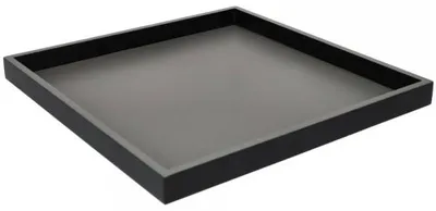 Produktbild von Gift Company Tablett Neo Quadratisch Dunkelgrau Schwarz (32x32cm)