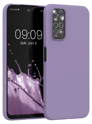 Produktbild von kwmobile Handyhülle für Xiaomi Redmi Note 11 / Note 11S Hülle - TPU Case - Kabelloses Laden - Schutzhülle Cover in Veilchen Lila