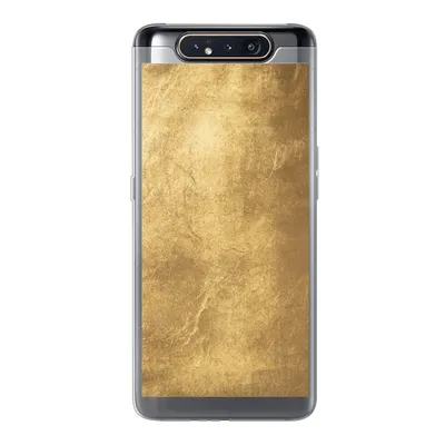 Produktbild von MuchoWow® Handyhülle Schutzhülle Hülle für Samsung Galaxy A80 Licht fällt auf eine goldene Wand Silikon Softcase Handy Hülle - Schutzdeckel