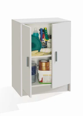Produktbild von Vielzweckschrank, 2 Türen, Weiß