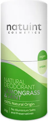 Produktbild von Natuint Cosmetics Creme-Deodorant Zitronengras Minze 30 g