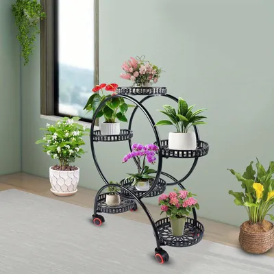 Produktbild von Pflanzenständer - Pflanzenregal - Blumenregal - Pflanzenhalter - Blumenständer - Industriedesign